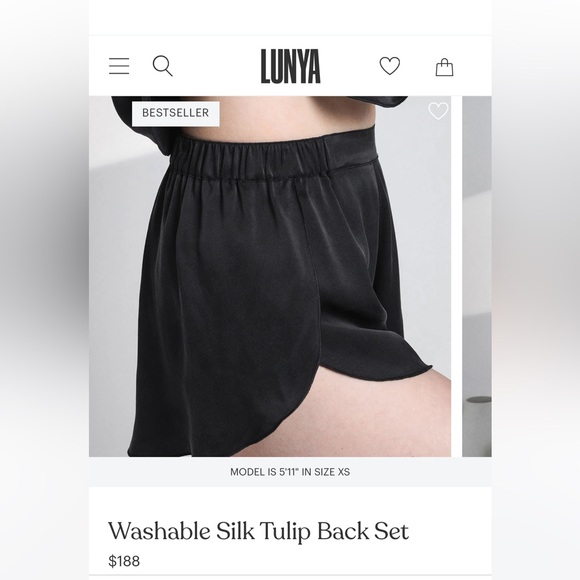 Lunya Washable Silk Short Set - Picture 4 of 5